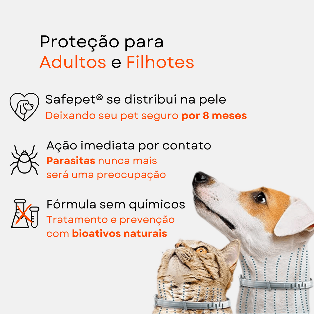 Colar Anti Pulgas e Carrapatos